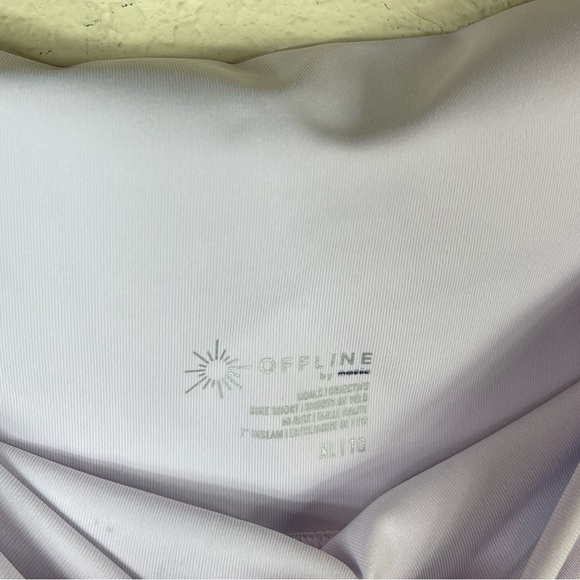 Aerie Offline Scalloped Bike Shorts Size XL - Picture 2 of 5